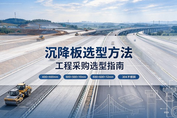 兴平沉降板选择方法