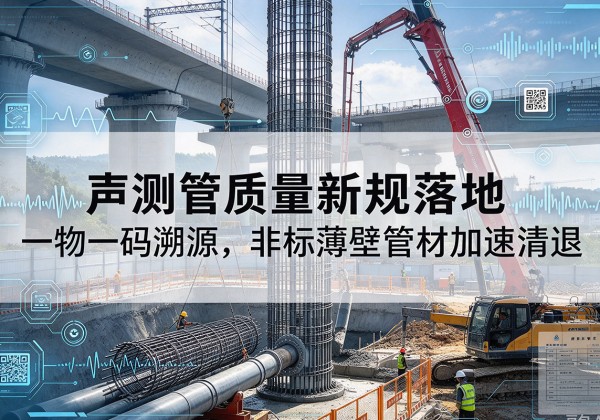 兴平声测管质量新规落地，一物一码溯源，非标薄壁管材加速清退